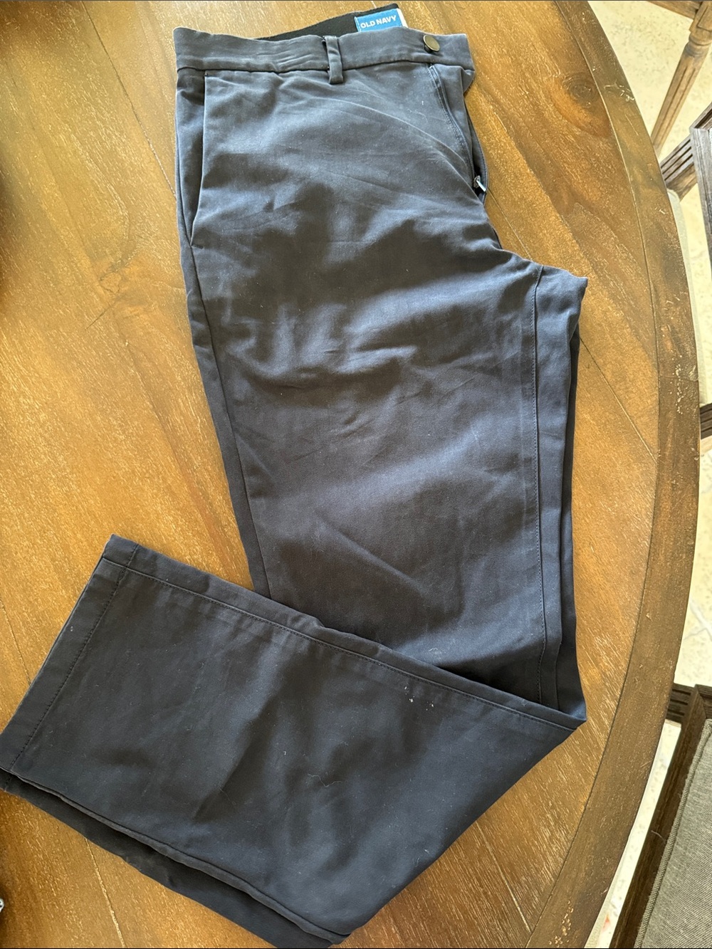 Old Navy Navy Blue Straight Chino Pants